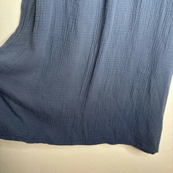 Bryn Walker Blue Cotton Gauze Market Maxi Skirt Size M EUC - Picture 4 of 8